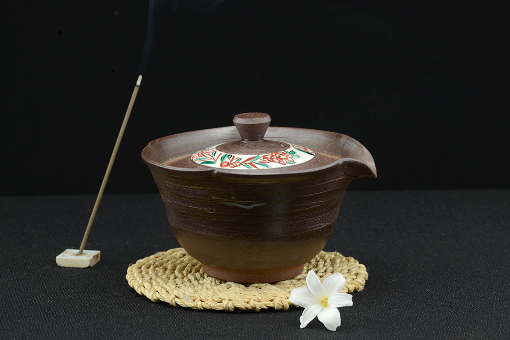 Kyotói virágos hoihin, marukyu koyamaen, japán tea